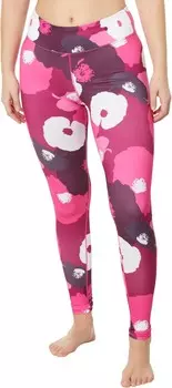 Брюки Hot Chillys Micro-Elite Chamois Printed Tights, цвет Poppies