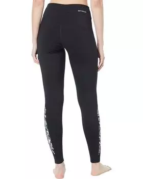 Брюки Hot Chillys Printed Seamed Tights, цвет Black/Cheetah