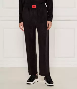 Брюки Hugo Bodywear di maglia SNOOZIE Regular Fit, черный