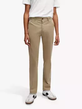 Брюки HUGO BOSS BOSS Slim Fit Chino, цвет pastel/brown