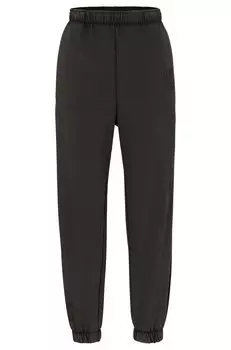 Брюки Hugo Boss Cotton-terry Tracksuit Bottoms With Seasonal Motifs, черный