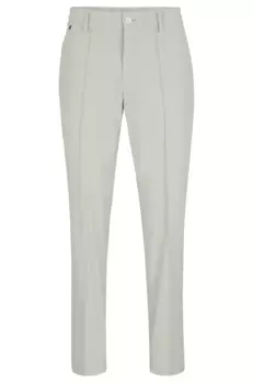 Брюки Hugo Boss Slim-Fit In Performance-Stretch Water-Repellent Fabric, белый