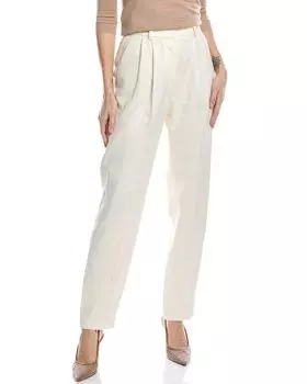 Брюки Hugo Boss Tefike из льняной смеси, белый