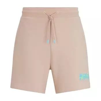Брюки HUGO Dapalmi 10257319 Sweat, бежевый