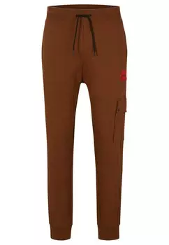 Брюки HUGO DWELLROM Relaxed Fit, коричневый