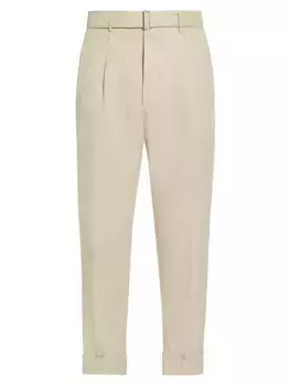 Брюки Hugo, окрашенные в готовую одежду Officine Gnrale, цвет almond beige