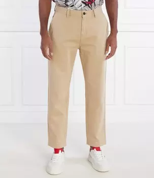 Брюки HUGO Zeebo233D Regular Fit, бежевый