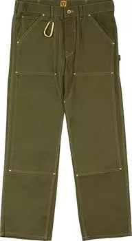 Брюки Human Made Duck Painter 'Olive Drab', зеленый