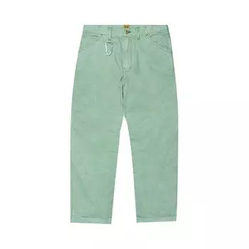 Брюки Human Made Garment Dyed Painter Pants, зеленый