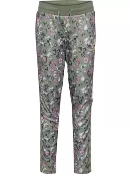 Брюки Hummel Slim fit Pants Mariann, пастельно-зеленый/темно-зеленый