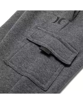 Брюки Hurley Cargo Fleece Joggers, цвет Charcoal Heather