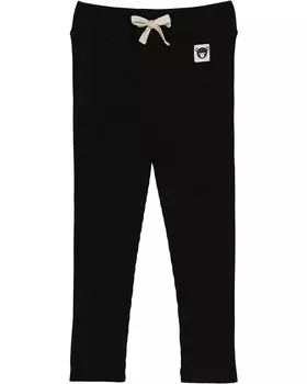Брюки HUXBABY Rib Leggings, черный