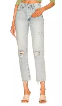 Брюки Hysteria Ankle Pants из синего денима PISTOLA