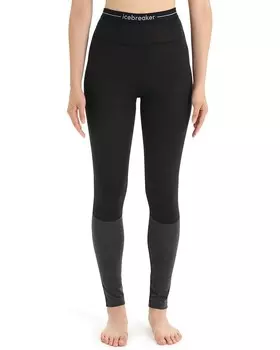 Брюки Icebreaker 125 ZoneKnit Leggings, цвет Black/Jet Heather
