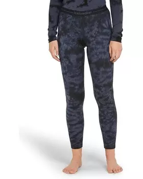 Брюки Icebreaker Merino 200 Oasis Leggings Cloud Dye, цвет Graphite/Black