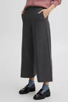 Брюки ICHI Culotte, серый