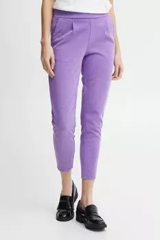 Брюки ICHI Stoffhose, фиолетовый