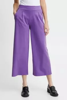 Брюки ICHI Stoffhose, фиолетовый