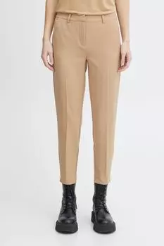 Брюки ICHI Stoffhose, коричневый