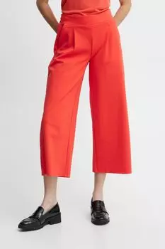 Брюки ICHI Stoffhose, красный