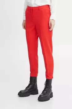 Брюки ICHI Stoffhose, красный