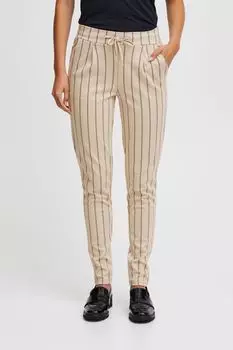 Брюки ICHI Stoffhose, натуральный