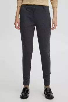 Брюки ICHI Stoffhose, серый