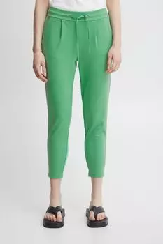 Брюки ICHI Stoffhose, зеленый