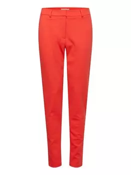 Брюки ICHI Tapered Pants KATE, красный