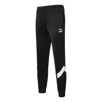 Брюки iconic mcs track pants 'black' Puma, черный