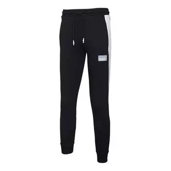 Брюки iconic t7 track pants 'black white' Puma, черный