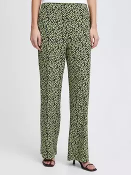 Брюки ихая Ichi, зеленый