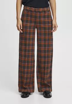 Брюки Ihkate Checko Pa2 ICHI, цвет total eclipse checko jaquard