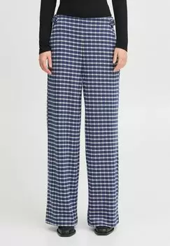 Брюки IHKATE CHECL ICHI, синий
