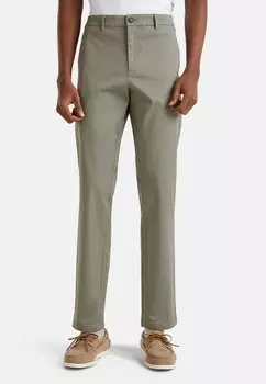 Брюки IN STRETCH United Colors of Benetton, зеленый