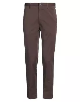 Брюки Incotex, темно-коричневый