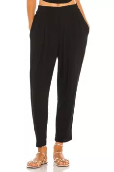 Брюки Indah Tanah Solid 80s Pleated Trouser, черный