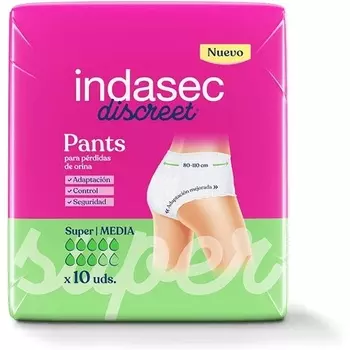 Брюки Indasec Super Med Super-Medium, 10 шт.