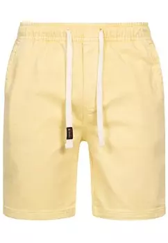 Брюки INDICODE JEANS Regular Pants Kendari, желтый