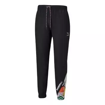Брюки international pants 'black' Puma, черный