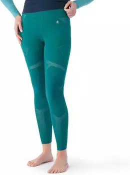 Брюки Intraknit Thermal из мериносовой ткани Smartwool, цвет Emerald/White