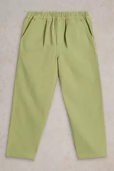 Брюки из 100% хлопка рори твил White Stuff, зеленый