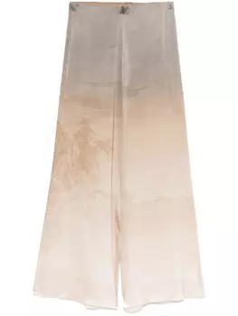 Брюки из адастргума Pierre-Louis Mascia, коричневый