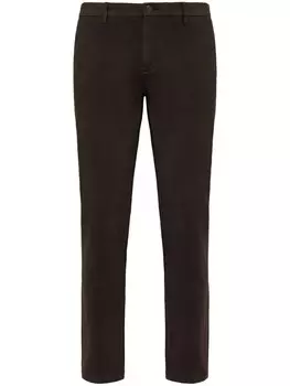 Брюки из эластичного хлопка Boggi Milano, коричневый