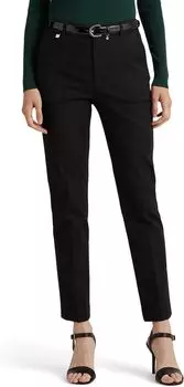 Брюки из эластичного хлопка LAUREN Ralph Lauren, цвет Polo Black