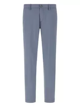 Брюки из эластичного хлопка/тенсела Boggi Milano, синий