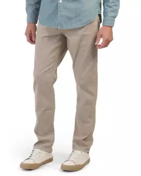 Брюки из эластичного твила Chaps, цвет Khaki