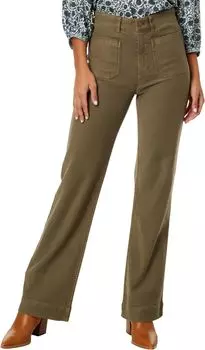 Брюки из эластичной махровой ткани с накладными карманами Faherty, цвет Military Olive