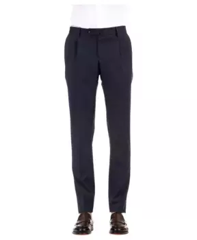 Брюки из эластичной шерсти Pt Torino, синий