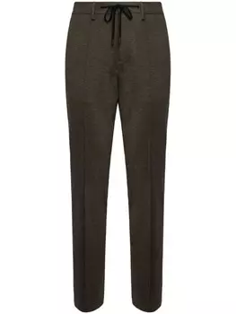 Брюки из эластичной смеси вискозы и нейлона Boggi Milano, коричневый